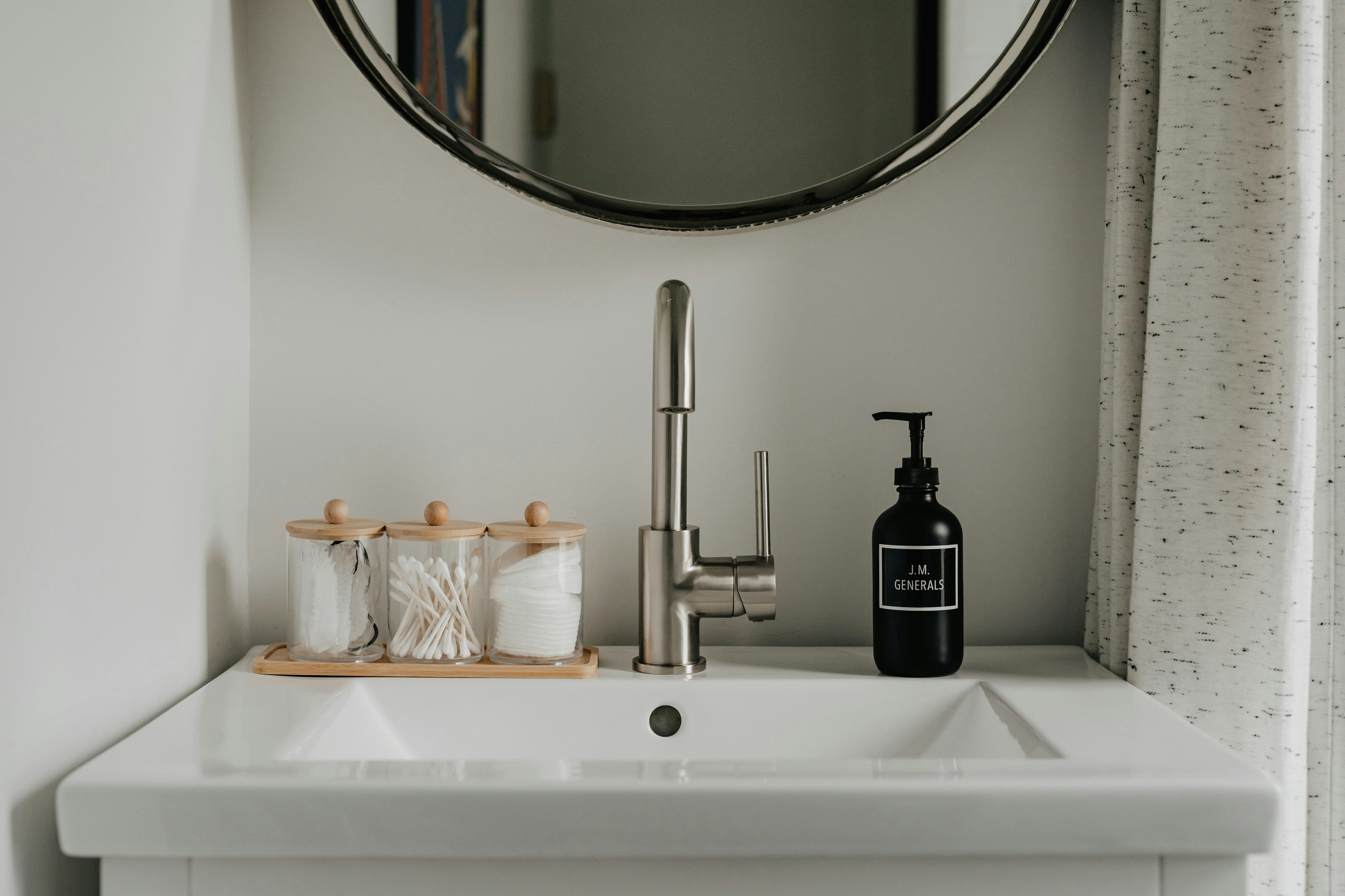 How to Organize a Bathroom Counter With Refillable Foam Dispensers