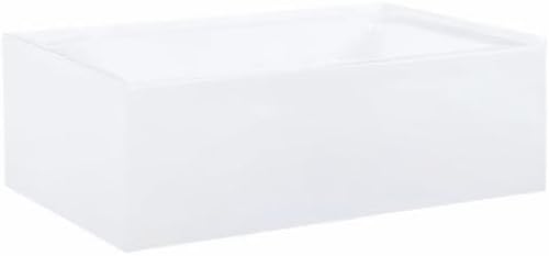 Swiss Madison Well Made Forever SM-AB540 Voltaire Alcove Tub with Armrest 60" x 30" in Glossy White