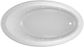 Jacuzzi SIGNATURE Acrylic Drop-In Bathtub, Jet Massage Tub, Slip Resistant, Right Drain Placement, 66" (L) x 38" (W), Oval, White