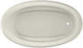 Jacuzzi SIGNATURE Acrylic Drop-In Bathtub, Heated Jet Massage Tub, Slip Resistant, Right Drain Placement, 71" (L) x 41" (W), Oval, Oyster