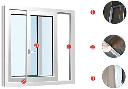 TORRAMI Adhesive Brush Seal Weather Stripping 11/32 inch x 3/16 inch x 62 ft, Dustproof Soundproof Windproof for Windows Bottom and Frame,Sliding Doors Frame,Wardrobe, White