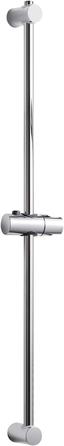 OFFO Shower Slide Bar, 31 in Slide Bar with Adjustable Handheld Shower Head Holder for Bathroom Wall Mounted, Chrome Finish