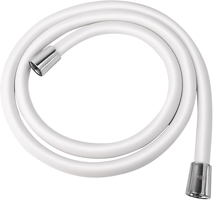 98" PVC Shower Hose Replacement Handheld Kink Free Stainless Steel Shower Head Wand Hose Extension Extra Long with Brass Insert and Nut, Durable & Flexible for Pet Bathing Cleaning