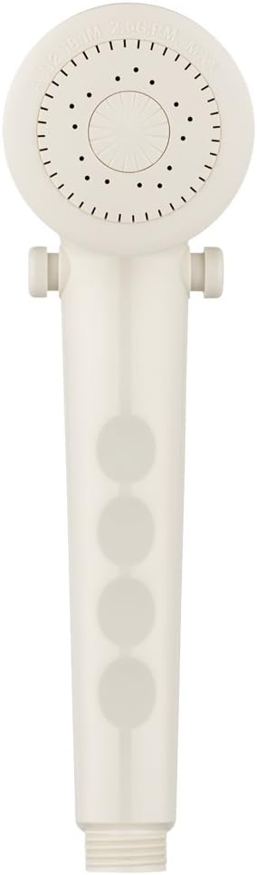 Dura Faucet DF-SA135-BQ RV Economical Handheld Replacement Shower Head Wand Unit, Water Saving Flow Control Trickle Switch (Bisque Parchment)