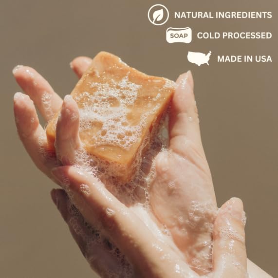 Natural Citrus Variety Bar Soap - Gentle Cleansing for Sensitive Skin, Citrus - 10 Pack - Handmade Soap