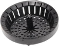 Kitchen Sink Strainer 3.25" - Dripsie Anti-Clog Food Catcher, Flexible Drain Basket, Dishwasher Safe, Standard Fit, Made in USA (1-Pack Black)