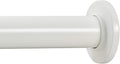 Ivilon Tension Curtain Rod - Spring Tension Rod for Windows or Shower, 36 to 54 Inch. Ivory