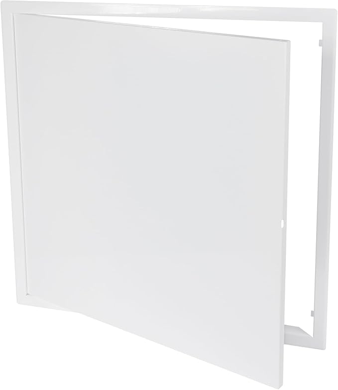 Vent Systems 10'' x 20'' Inch White Metal Access Panel - Easy Access Doors - Access Panel for Drywall, Wall, Electrical and Plumbing Service Door