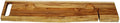 EcoDecors Eleganto 42" Live Edge Solid Teak Bath Caddy Tray with Handle, Book & Tablet Holder, Wine Glass Holders, Luxury Bathtub Tray