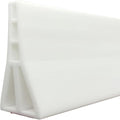 3.5" High Collapsible Shower Threshold Water Dam 59"Shower Water Splash Guard Shower Threshold Barrier Water Stopper To Keep Water In Shower Dry And Wet Bathroom