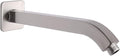 HarJue Shower Arm with Flange and Teflon Tape, Wall Mounted Square Shower Pipe 304 Stainless Steel Extension Arm for Fixed Shower Head & Handheld Shower (10 Inch, Brushed Nickel)