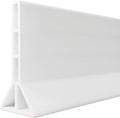 3.8'' High Shower Threshold Water Dam Collapsible Shower Water Splash Guard for Shower Water Blocker for Wet and Dry Separation Bathroom and Kitchen (80 Inch)