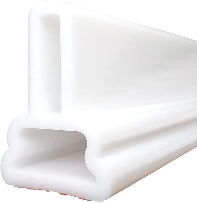 Ynotus 67Inch Collapsible Threshold Water Dam - 1.5" High - Walkin Shower Guard - Keeps Water In Shower Stall - Silicone - For Dry & Wet Bathroom/Kitchen/Wheelchair Accessible