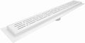 SereneDrains 304 Stainless Steel 30 Inch Matte White Shower Drain Kit Broken Lane Linear Shower Drains for Tile Floor Long Hair Catcher Strainer Grate Cover Bathroom (Matte White, 30 Inch)