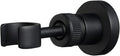 PHASAT Handheld Shower Head Holder Adjustable Solid Brass Handheld Shower Head Bracket Holder Wall Mount,Shower Wand Holder Matte Black,A13023B