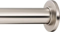 Ivilon Tension Curtain Rod - Spring Tension Rod for Windows or Shower, 24 to 36 Inch. Satin Nickel