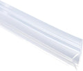 Shower Door Side Seal Strip,79 Inch H-Type Frameless Shower Door Seal, H-Type Shower Door Sweep for 1/4"(6mm) Thick Glass
