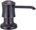 SAMODRA Sink Soap Dispenser for Kitchen Oil Rubbed Bronze Dish Lotion Dispenser 12 OZ Bottle Built in Design Refill from The Top