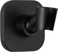 G-Promise All Metal Handheld Shower Head Holder, Adjustable Wall Mount Shower Wand Bracket, Strong Adhesive Disc Mount or Drill Installation (Matte Black)