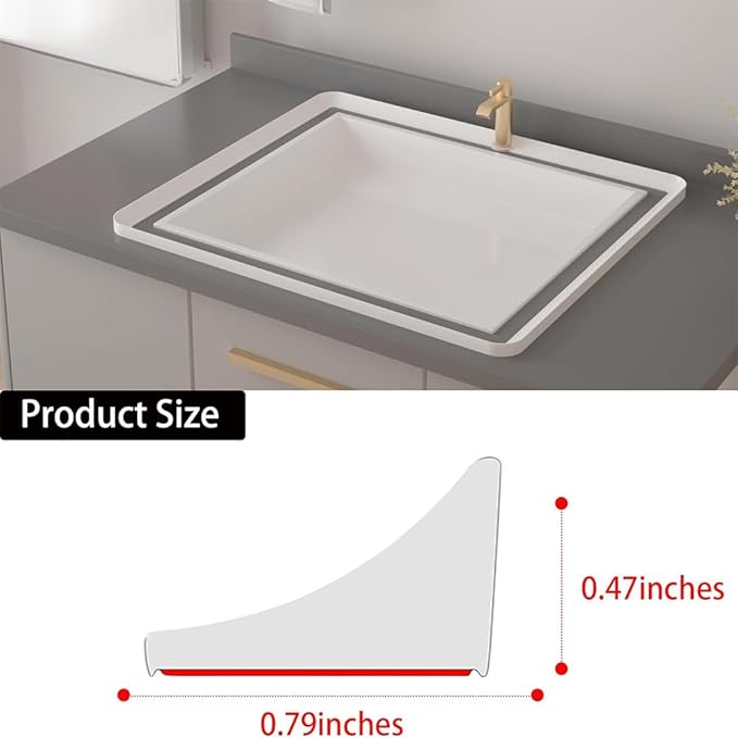 Shower Threshold Water Dam,Self Adhesive Silicone Waterproof Barrier Bathroom and Kitchen Shower Water Stopper Guard for Dry And Wet Separation Caulk Seal Strip Edge Trim(98Inch, Gray)