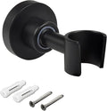 PHASAT Shower Head Holder Wall Mount SUS304 Stainless Steel Shower Wand Holder,Adjustable Handheld Shower Head Bracket Holder Matte Black,A13021B