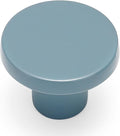 Ravinte 10 Pack Cabinet Knobs Light Blue Kitchen Cabinet Knobs Round Dresser Drawer Pulls Closet Door Pulls 1-1/5 Inch