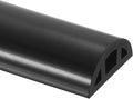 uxcell Shower Water Barrier, 67" Silicone Splash Guard Shower Water Stopper Retention System for Bathtub Sink Washing Machine Dry and Wet Separation, 1.18"W x 0.47"H, Black
