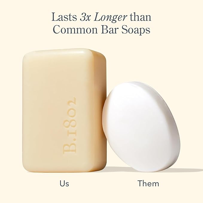 Beekman 1802 Goat Milk Body Soap Bar, Vanilla Absolute - Scented - 9 oz - Nourishes, Moisturizes & Hydrates - 100% Vegetable Soap with Lactic Acid - Good for Sensitive Skin - Cruelty Free