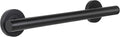 Lava Odoro Shower Grab Bar, Modern Stainless Steel Handicap Grab Bar for Bathtubs and Showers, Shower Safety Bar for Seniors Disabled, ADA-Compliant (Matte Black, 18 Inch)
