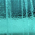 Adwaita 3D Watercube Shower Curtain Liner,No Odors, Eco Friendly (Teal)