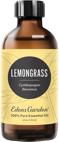 Edens Garden Lemongrass Essential Oil- 100% Pure Premium Grade, Undiluted, Natural, Therapeutic, Aromatherapy, The Best for Diffuser, Candle, Laundry, Humidifiers 118 ml (4 fl oz)