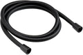 60-inch Extra Long Shower Hose Replacement, 304 Stainless Steel Long Hand Held Shower Hose With Brass Fitting (60inch, Black)
