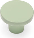 Ravinte 30 Pack Cabinet Knobs Light Green Kitchen Cabinet Knobs Round Dresser Drawer Pulls Closet Door Pulls 1-1/5 Inch