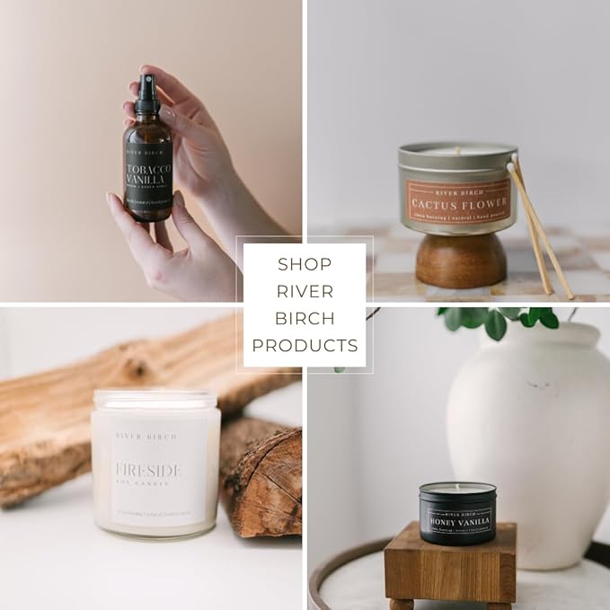 River Birch Sea Salt + Citrus Scented Natural Hand Soap Refill - Handmade Moisturizing Hand Wash Luxury Scented Hydrating Soap - Vegan and Non-Toxic - 32 Fl Oz