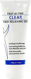 Soothing Cooling Gel 100g, Relieving Body, Pain Relieving, Sports Soothing Cooling Gel Body Care Lotions, Fast Absorbing for Women and Men