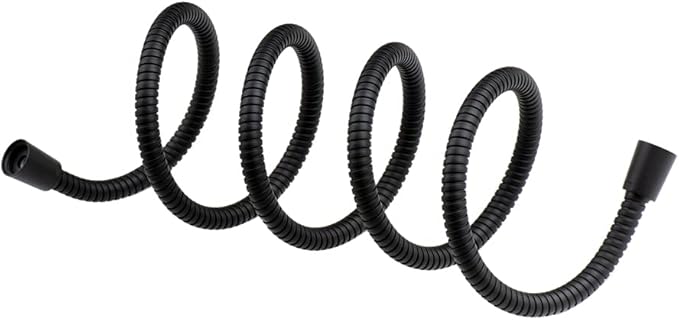 60-inch Extra Long Shower Hose Replacement, 304 Stainless Steel Long Hand Held Shower Hose With Brass Fitting (60inch, Black)
