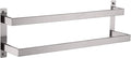 KOKOSIRI Hand Towel Bars Bathroom 2-Tiers Ladder Towel Rails 20 Inches Towel Holders Wall Mounted Towels Shelves Rack Brushed Stainless Steel, B5008BR-L20