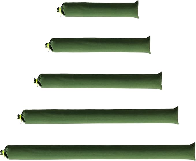 Upgraded Extra-Thick Reusable Flood Sandbags - Double-Stitched Canvas, Leak-Proof Closure | Multiple Sizes (3ft-10ft) for Water Barrier & Flood Protection (4ft (Upgraded) 4-Pack)