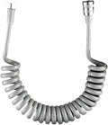 Spring Flexible Shower Hose, Bathroom Spiral Flexible Telescopic Shower Hose Spring Replacement Shower Hose for Toilet Faucet, Bidet Sprayer(300cm Grey)