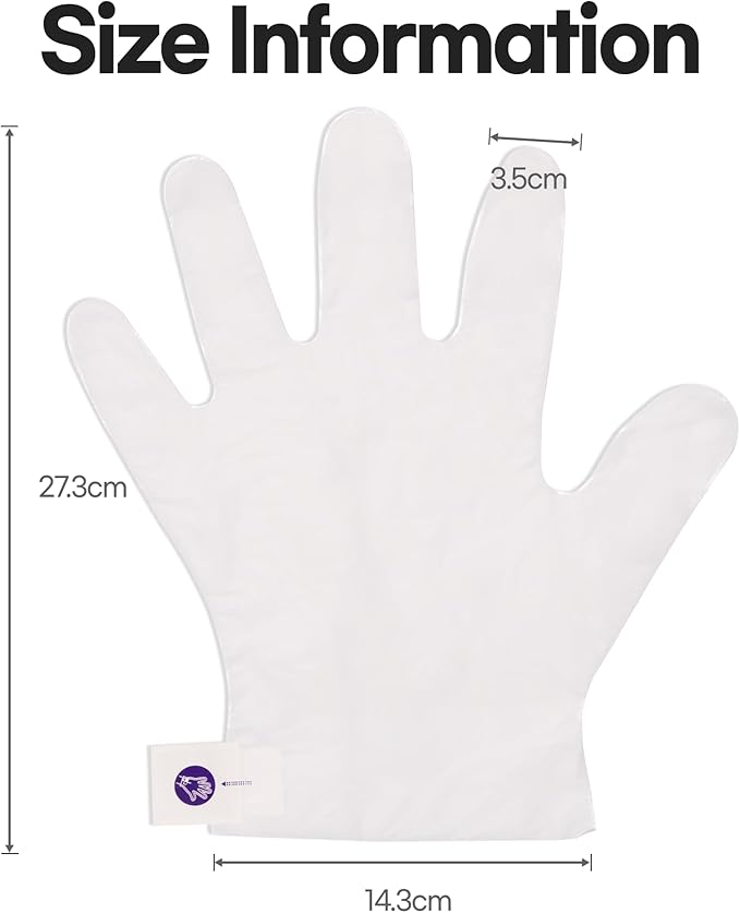 Epielle Hydrating Hand Mask 6 Pairs, Relieve and Soften with Shea Butter & Jojoba Oil, Deep Moisturizing Gloves for Dry, Cracked Hands, Self Care Gifts for Women, Spa Kit, Stocking Stuffers