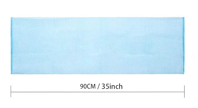 ARCH&M Exfoliating Back Scrubber & Body Washcloth (3 Pack), 35-Inch Japanese Exfoliation Towel for Shower, Deep Cleansing Nylon Beauty Cloth for Smooth Skin (Black Off-White Navy-Blue)