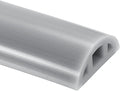 uxcell Shower Water Barrier, 39" Silicone Splash Guard Shower Water Stopper Retention System for Bathtub Sink Washing Machine Dry and Wet Separation, 1.18"W x 0.47"H, Gray
