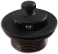Lift and Turn Bathtub Drain Stopper with ABS Plastic Bushing, Fits in 1-1/2 Inch or 1-3/8 Inch Inner Bathtub Shoe, Easy to Install, Matte Black