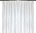 LiBa Bathroom Shower Curtain - Waterproof Plastic Shower Curtain Premium PEVA Non-Toxic with Rust Proof Grommets White 8G Heavy Duty Bathroom Accessories 72x84