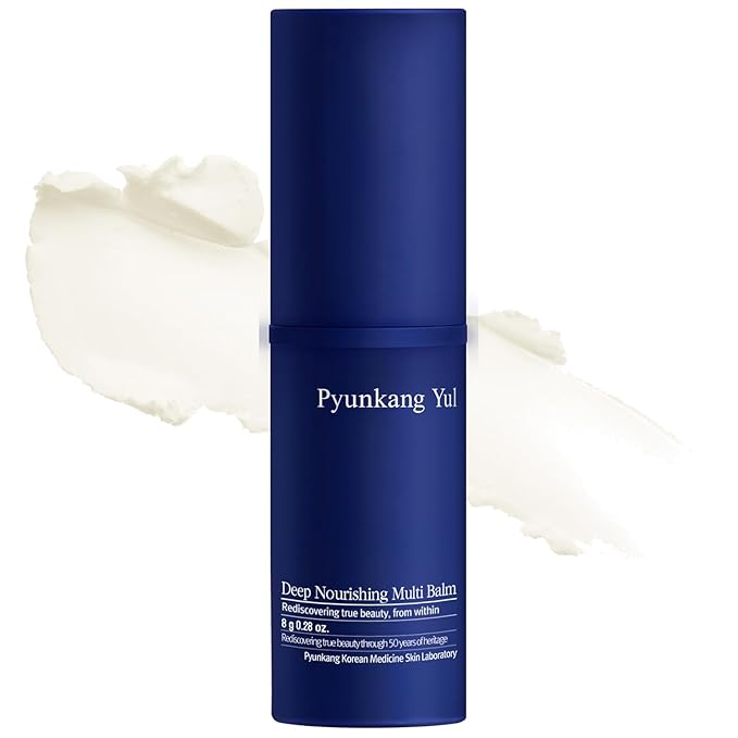 Pyunkang Yul PKY Deep Nourishing Multi Balm - 8g | Hydrating & Soothing All-in-One Balm for Face, Lips & Body, Stocking Stuffer Christmas Holiday New Year gift set