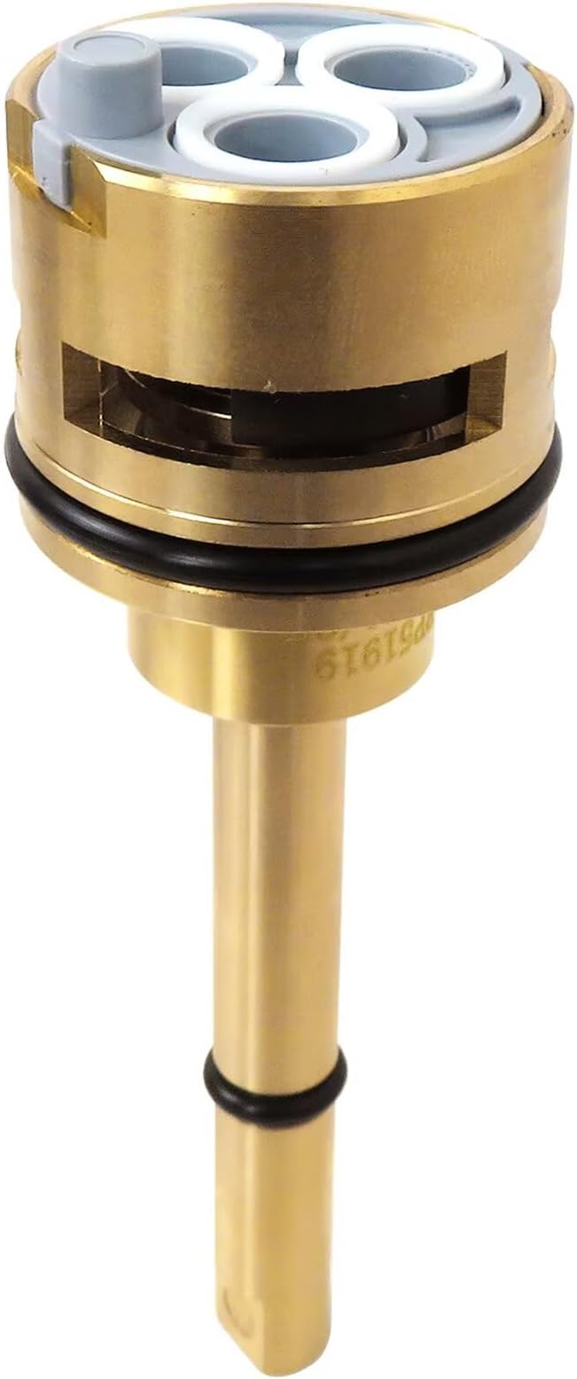 Shower Valve Repair Kit Fit for Delta R10000-unbx R10000-unbxhf, 6-Position Diverter Cartridge RP51919 and Trim Parts, Brass Construction