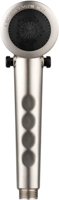 Dura Faucet DF-SA135-SN Economical Shower Head - Handheld Replacement RV Shower Head Wand - Universal Water Saving Shower Head with Flow Control Trickle Switch (Brushed Nickel)