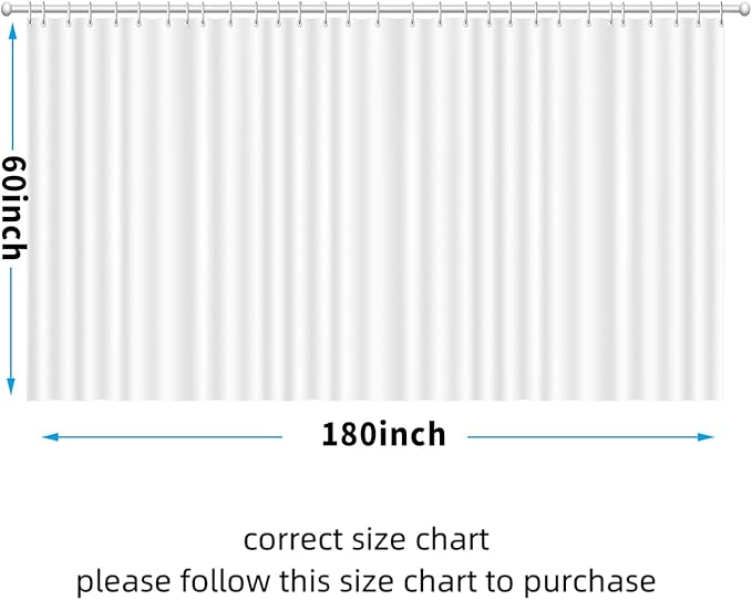 Clawfoot Tub Shower Curtain 180x60 Inch Frosted Liner All Warp Around Extra Wide 36 Metal Hooks Heavy Duty Vinyl Bath Curtain for Clawfoot Stand Up Tub Bathroom PEVA Waterproof Liner