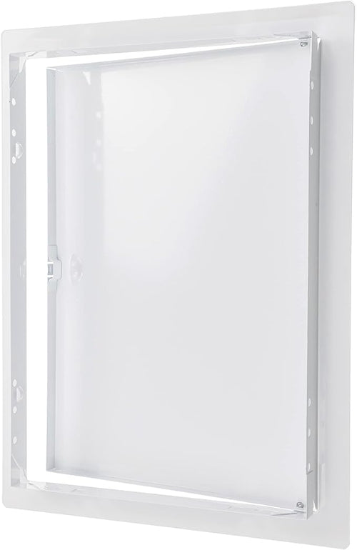 10" x 14" White Metal Access Panel. Service Shaft Door Panel. Plumbing, Electricity, Heating, Alarm Wall Access Panel for Drywall. Bathroom Services Access Hole Cover.