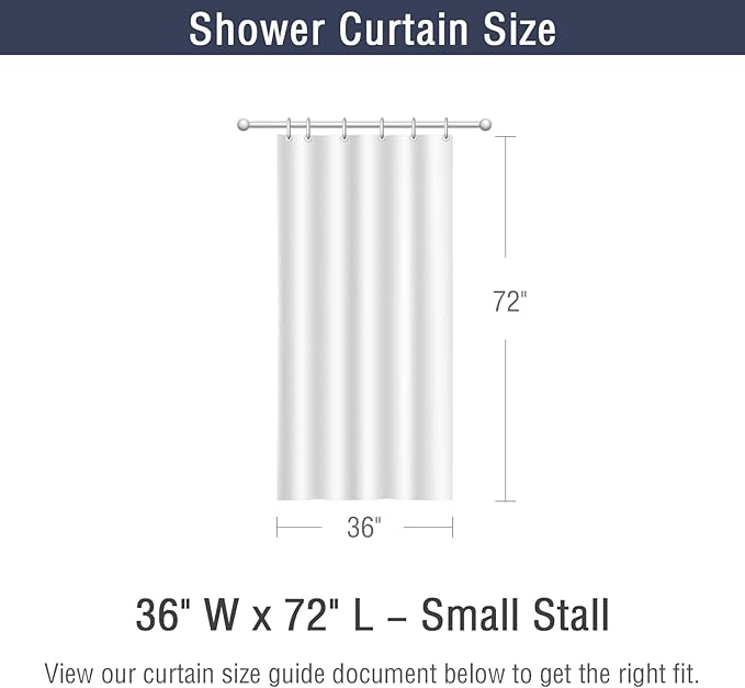 Gibelle Small Stall Shower Curtain 36 x 72, Narrow Half Sage Green Ombre Shower Curtain for Bathroom, Waffle Weave Fabric Shower Curtain Set with Hooks, Water Repellent, Machine Washable